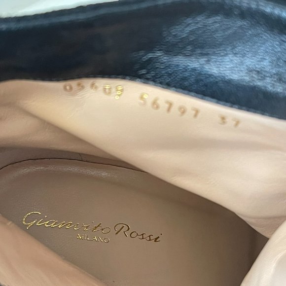 Gianvito Rossi Lucy 70 ankle boot in Suede and animal print Size EU 37, US 7 - Picture 10 of 12